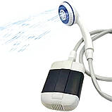 Портативний душ із насосом на акумуляторі та зарядкою від USB переносний мобільний для дачі та кемпінгу, фото 7