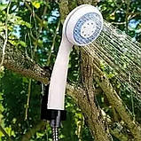 Портативний душ із насосом на акумуляторі та зарядкою від USB переносний мобільний для дачі та кемпінгу, фото 10