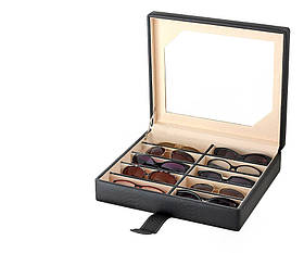 Скринька ROTHENSCHILD для окулярів та прикрас із дзеркальцем матеріал корпусу шкіра