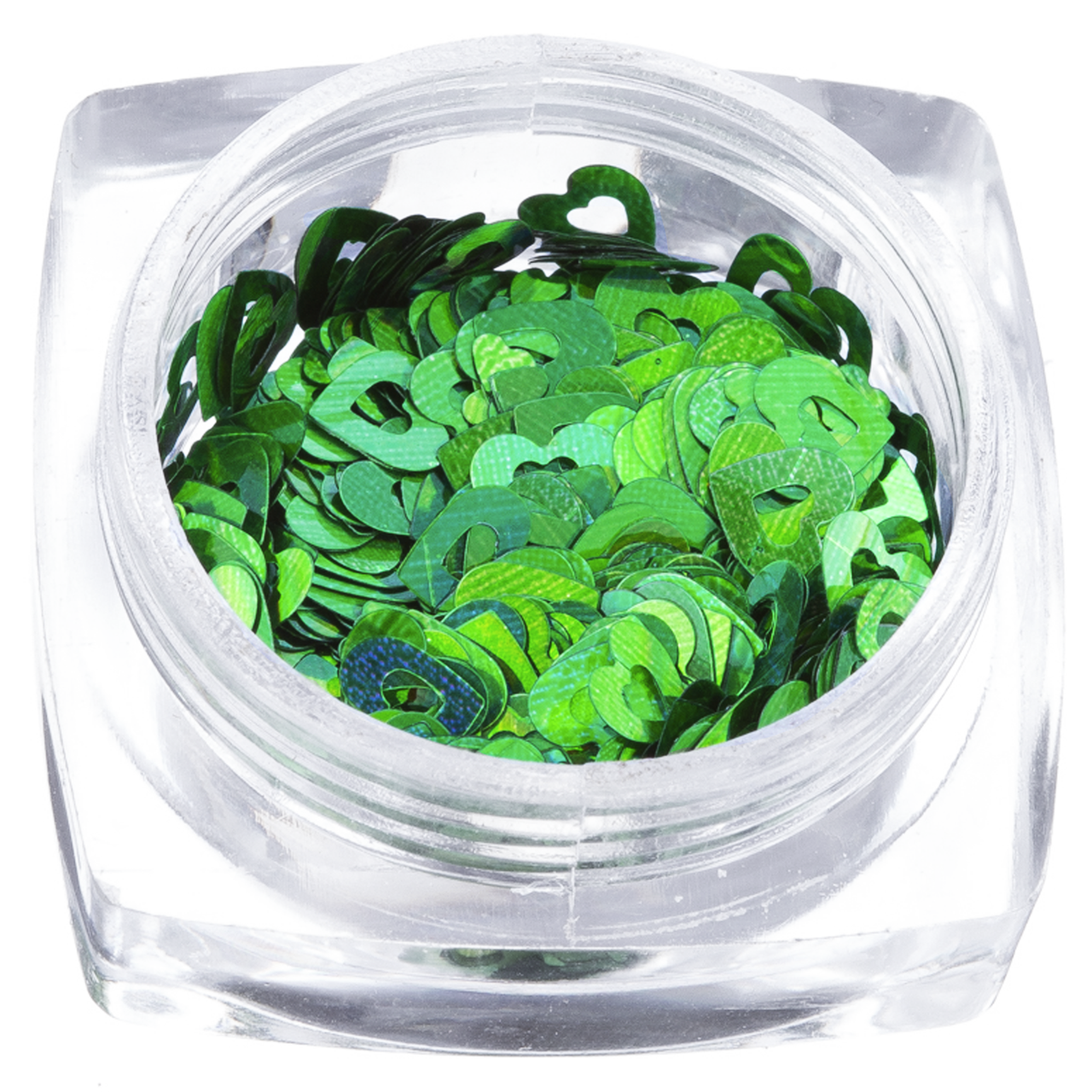 Цукерки (камібуки) мікс сердечок GF-06, голограма зелений