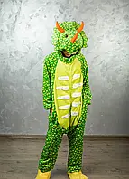 Кігурумі дитяча кенгурумі піжама костюм Динозавра трицераптор 140 (зріст 135 -145 см) розмір Кигуруми