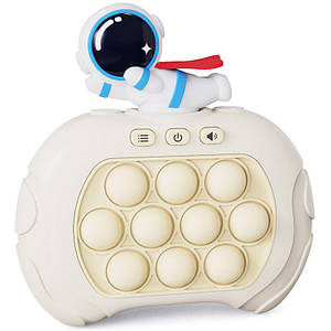 Портативная игра Pop-it Speed Push Game Astronaut White