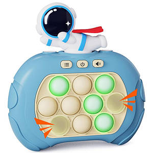 Портативная игра Pop-it Speed Push Game Astronaut Blue