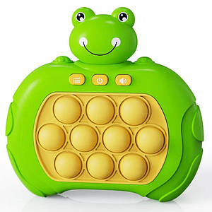 Портативная игра Pop-it Speed Push Game Green Frog