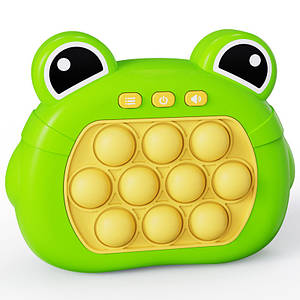 Портативная игра Pop-it Speed Push Game Cute frog / Green