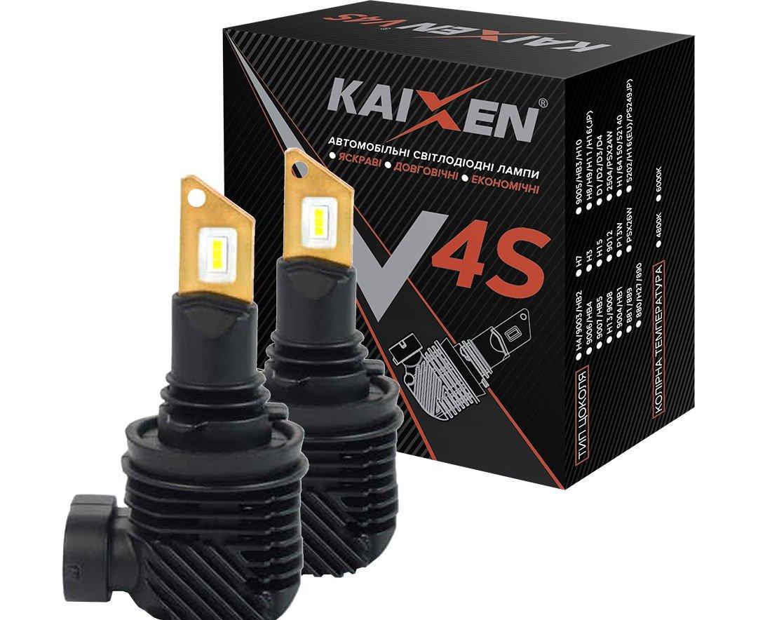 LED-лампи Kaixen V4S H11 (H8, H9, H16 JP) 6000 K 20W