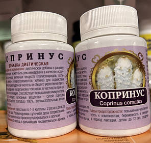 Копринус, Алкоголізм, цукровий діабет, Фунгодоктор, 60 капсул, фото 3