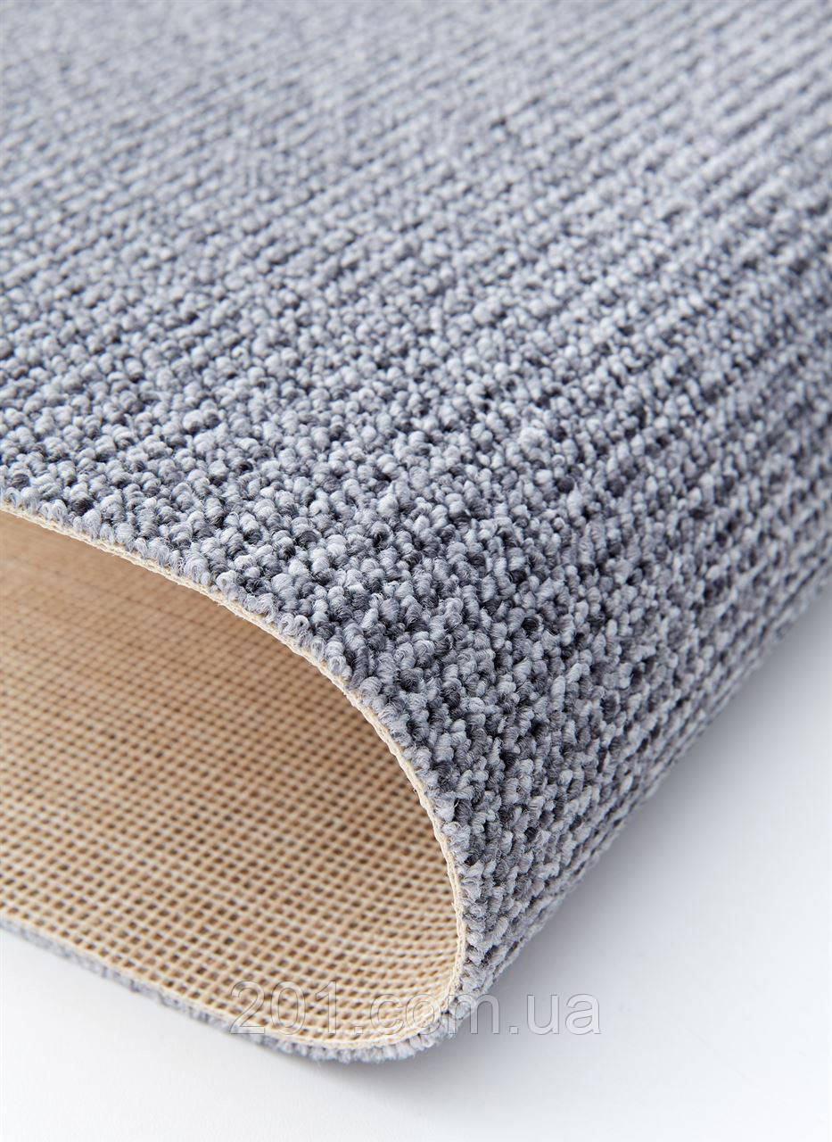 Комерційний ковролін ITC Tweed 195 сірий - ширина 4 метри, фото 1