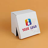 Фірмова коробка друк лого 200*200*100 мм - упаковка 10 шт - Брендовані коробки для подарунків, фото 9