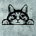 Декоративне настінне 3D Панно «Кіт» Декор на стіну з об'ємом (ціна за 1 шт), фото 10