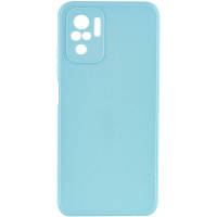 Силіконовий чохол Candy Full Camera Для Xiaomi Redmi Note 10 (Бірюзовий / Turquoise )