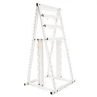 Стійка для штанг Zelart SC-8042A розмір-94х82х178 см білий