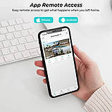 Камера IP Wi-Fi зовнішня бездротова 2 незалежних об'єктива по 3Mpx Зовнішня вулична камера спостереження, фото 9