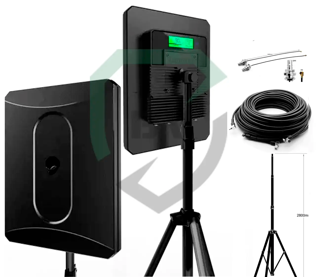 Комплект посилення сигналу ALIENTECH DEIMOX Signal Booster Range Extender з кабелем RG-8 35 метрів і штативом