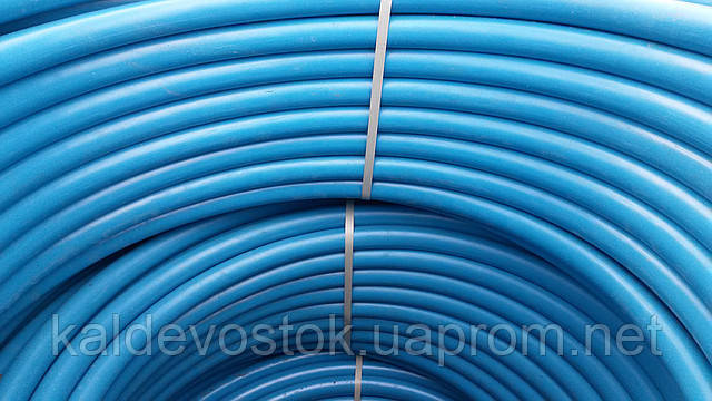 Труба з поліетилену ПЕТ Ворсклапласт (вторинка) д.25 синя (200)