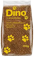 Корм для собак Dino 20кг Польща (мясо 8% говядины ) 20кг.