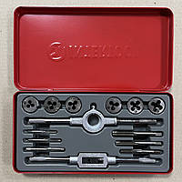 Набір плашок і мітчиків  M3-M10, 14од. INTERTOOL SD-8024