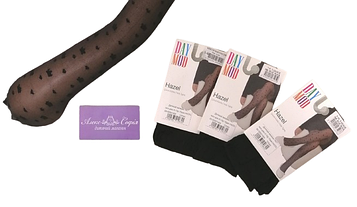 Колготи дитячі капронові чорні 15 ден для дівчаток 5-6, 7-8, 9-10 років