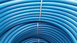 Труба з поліетилену ПЕТ Ворсклапласт (вторинка) д.40 синя (100)