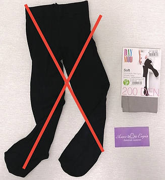 Колготи дитячі 200 ден для дівчаток на 5-6 років