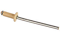 Заклёпка 4,0x8,0 окрашена RAL 1015 500 шт