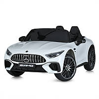 Детский электромобиль Mercedes с музыкой и мощным мотором Bambi M 5098EBLR-1 Белый