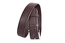 Чоловічий ремінь зі штучної шкіри під штани 230761 коричневий, фото 6