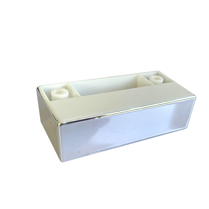 Ніжка (опора) квадратна, меблева хром