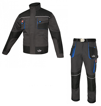 Костюм робочий захисний, спецодяг у комплекті куртка та штани, робоча захисна форма