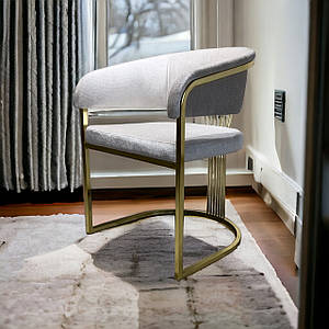 Крісло обіднє золоте Моушен JOSS 59х55х81см