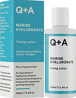 Тонік для обличчя Q+A Marina Hyaluronic Toning Lotion 100ml (оригінал оригінал Англія)