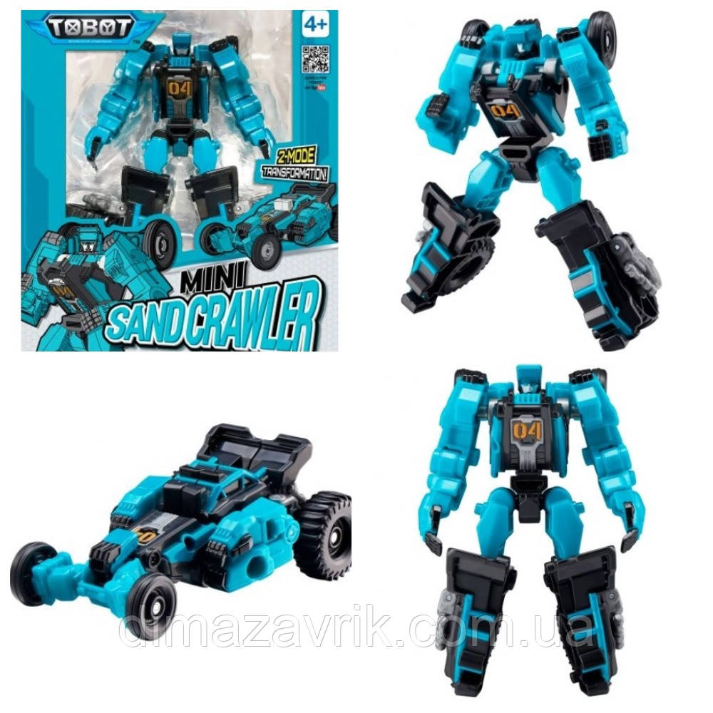 Трансформер Тобот Детективи Галактики 3 Міні Дозер TOBOT Mini Dozer 13 см Original Young Toys, фото 1