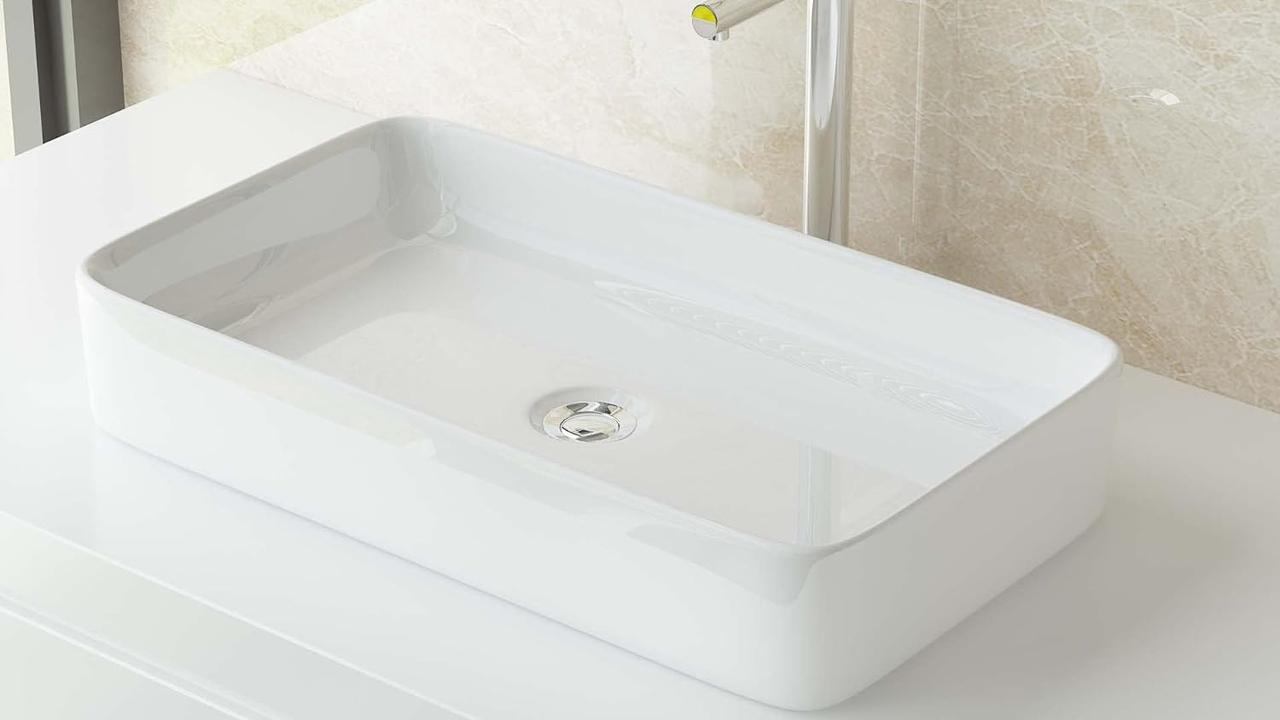 Waschbasin24 Маленька раковина Умивальник 60 x 34 x 14 см Білий A97