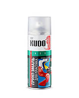 Kudo №6004 Грунт-эмаль для пластика графит (RAL 7021) 520мл