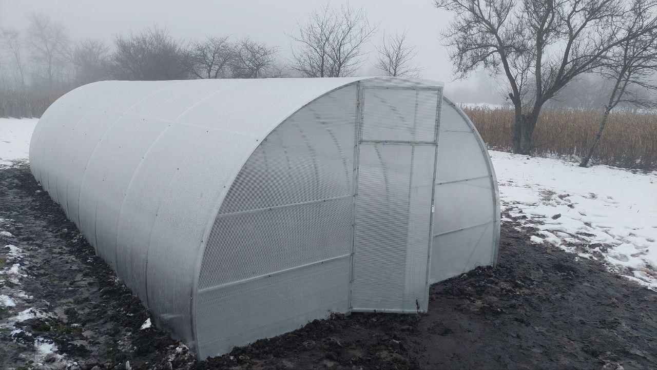 Теплиця 4х10м "Говерла" з полікарбонатом 8мм, фото 1