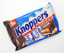 Батончик Кноперс Сторк з Фундуком Knoppers Storck Nussriegel Dark 200 г Німеччина
