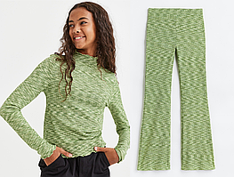 Костюм для дівчинки топ з довгим рукавом та легінси кльош H&M 158-164 см (12-14Y)