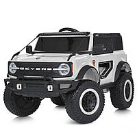 Детский электромобиль Джип Bambi M 5029 EBLR-1 Ford Bronco, белый