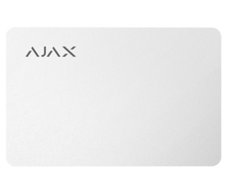 Безконтактна карта Ajax Pass white (10 шт.) (23500.89.WH) Білий DS, фото 1