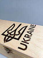 Подарунковий набір чарок з гільз 3 шт 3,14BAN | ПІБАН