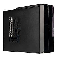 Корпус Prologix E106 Slim Black Door 400W DShop