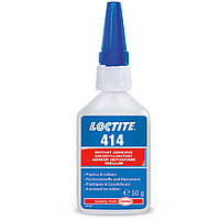 Клей Loctite 414 50 г. цианокрилатний низької в'язкості (04/24)