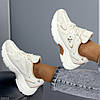 Бежеві міксові текстильні повітропроникні жіночі кросівки прогулянкові та в спортзал, фото 8