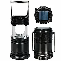 Ліхтар туристичний на сонячній панелі Rechargeable Camping Lantern G-85, 6LED, USB