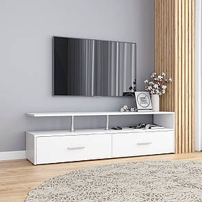 Тумба ТВ з полицею на 2 шухляди