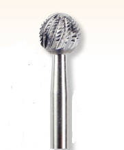 Фреза хірургічна куляста з поперечною насічкою різальних граней (Німеччина) Прямий наконечник.