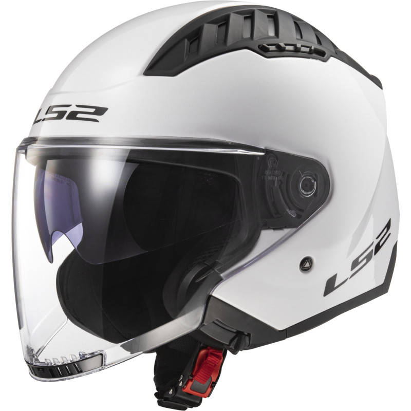 МОТОШОЛОМ ВІДКРИТИЙ LS2 OF600 COPTER II SOLID КОЛІР GLOSS WHITE