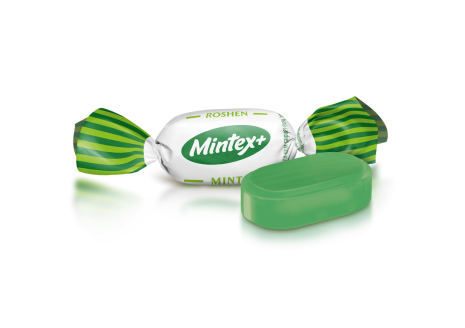 Карамель Mintex+ Mint зі смаком м´яти Roshen 1кг
