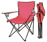 Туристический складной стул Folder Seat для кемпинга в чехле Красный