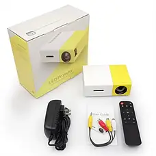 Мультимедійний портативний проєктор UKC з динаміком White/Yellow, фото 4